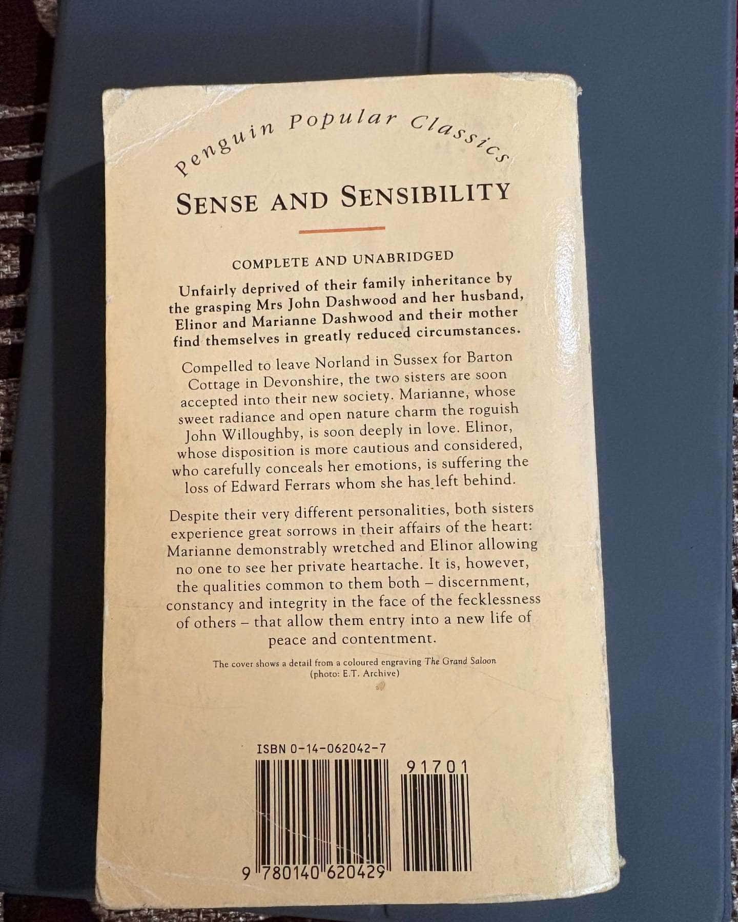 Sense and Sensibility — Jane Austen