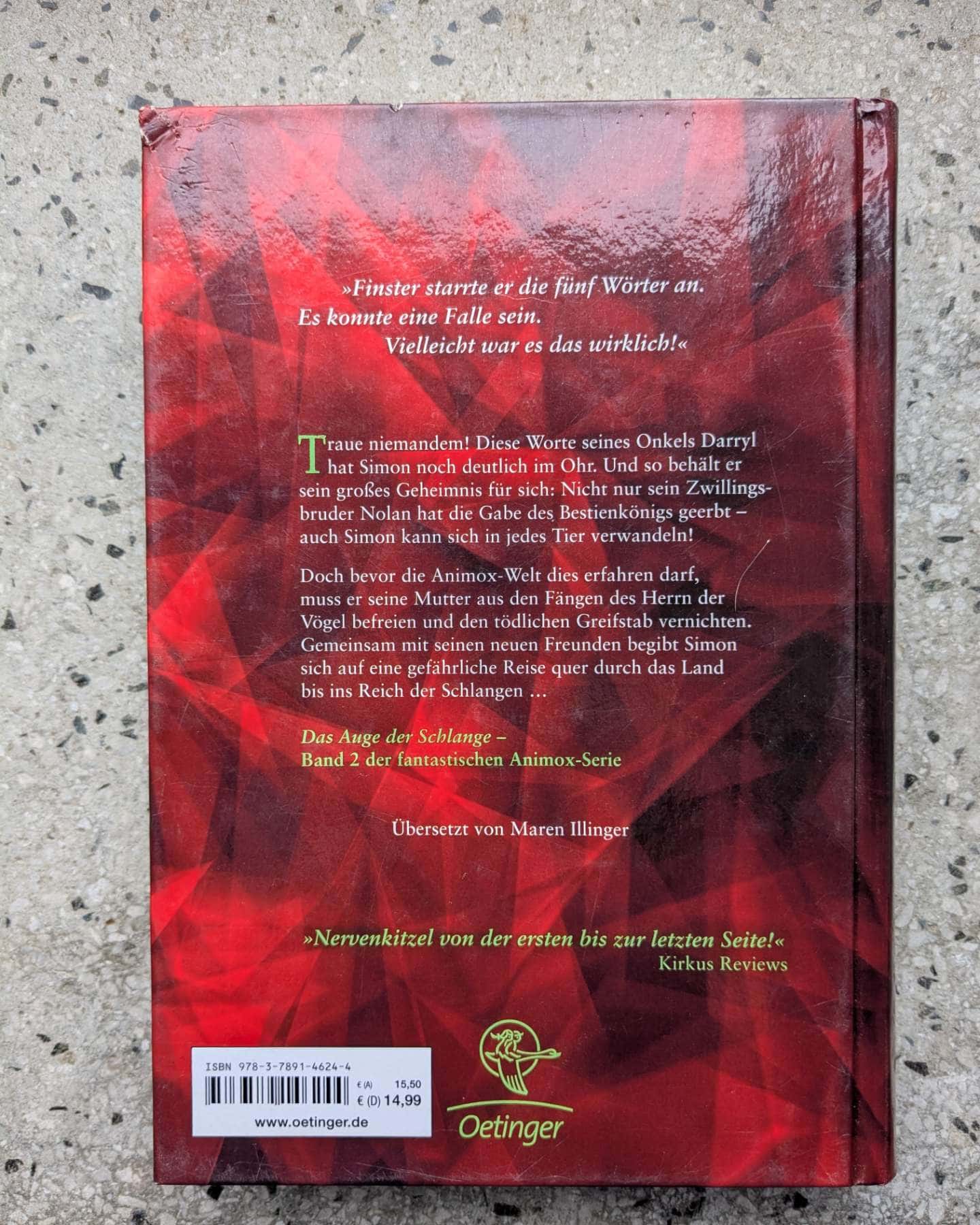 Animox. Das Auge der Schlange-Aimee Carter