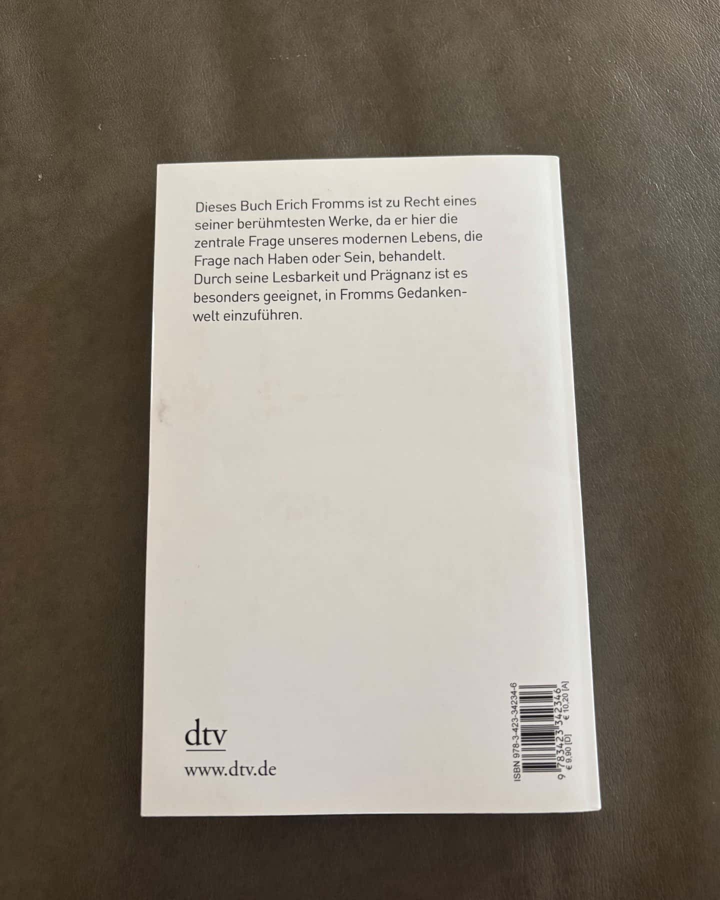 Haben oder Sein — Erich From
