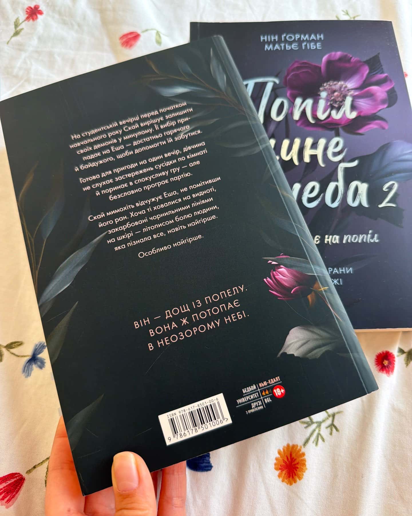 Попіл лине до неба. Том 1, Попіл лине до неба. Том 2 — Матьє Ґібе, Нін Ґорман