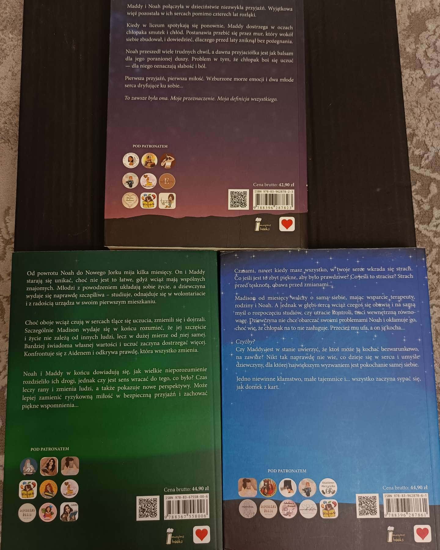 Trylogia Moon: 1. Obiecałem Ci gwiazdy. 2. Przypomnij o nas gwiazdom. 3. Nie zapomnij naszych gwiazd-Weronika Schmidt