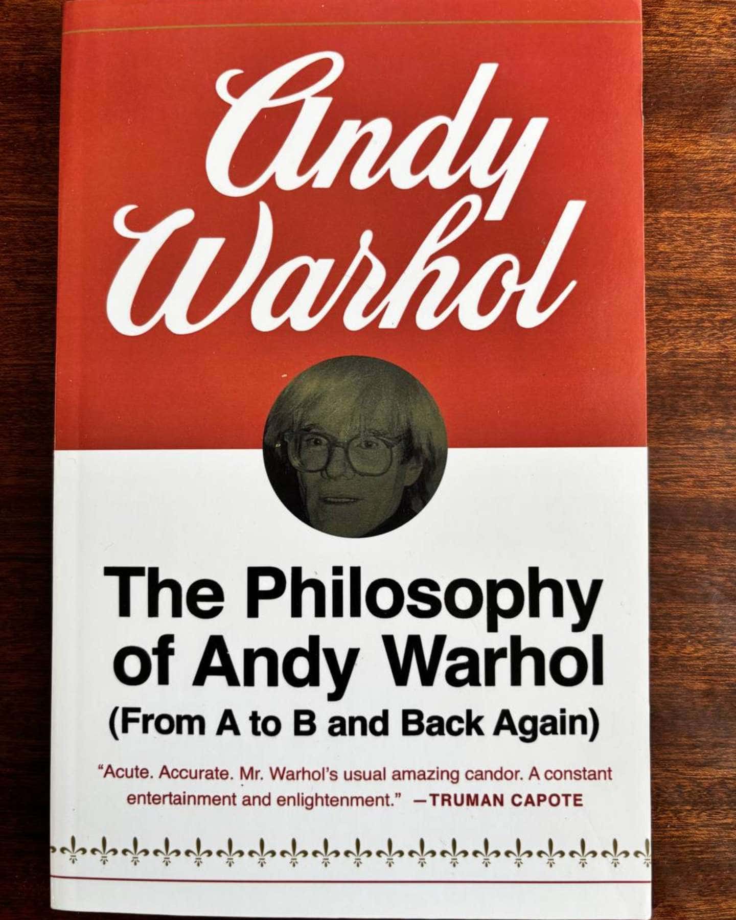 The Philosophy of Andy Warhol — Andy Warhol