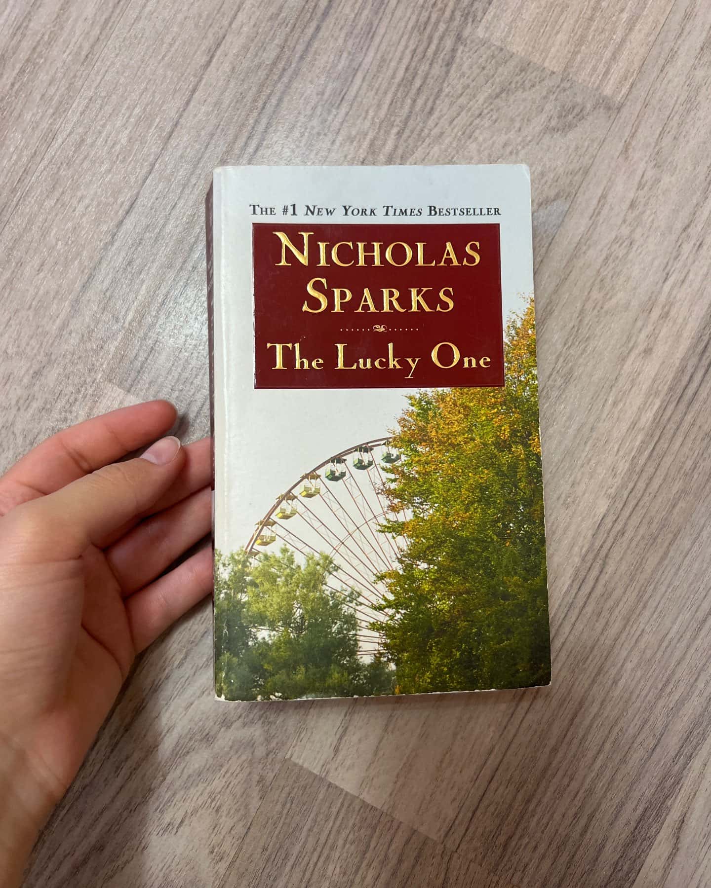 The lucky one — Nicholas Sparks