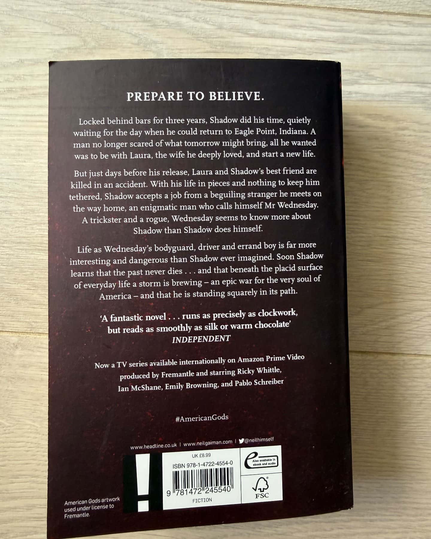 American gods — Neil Gaiman