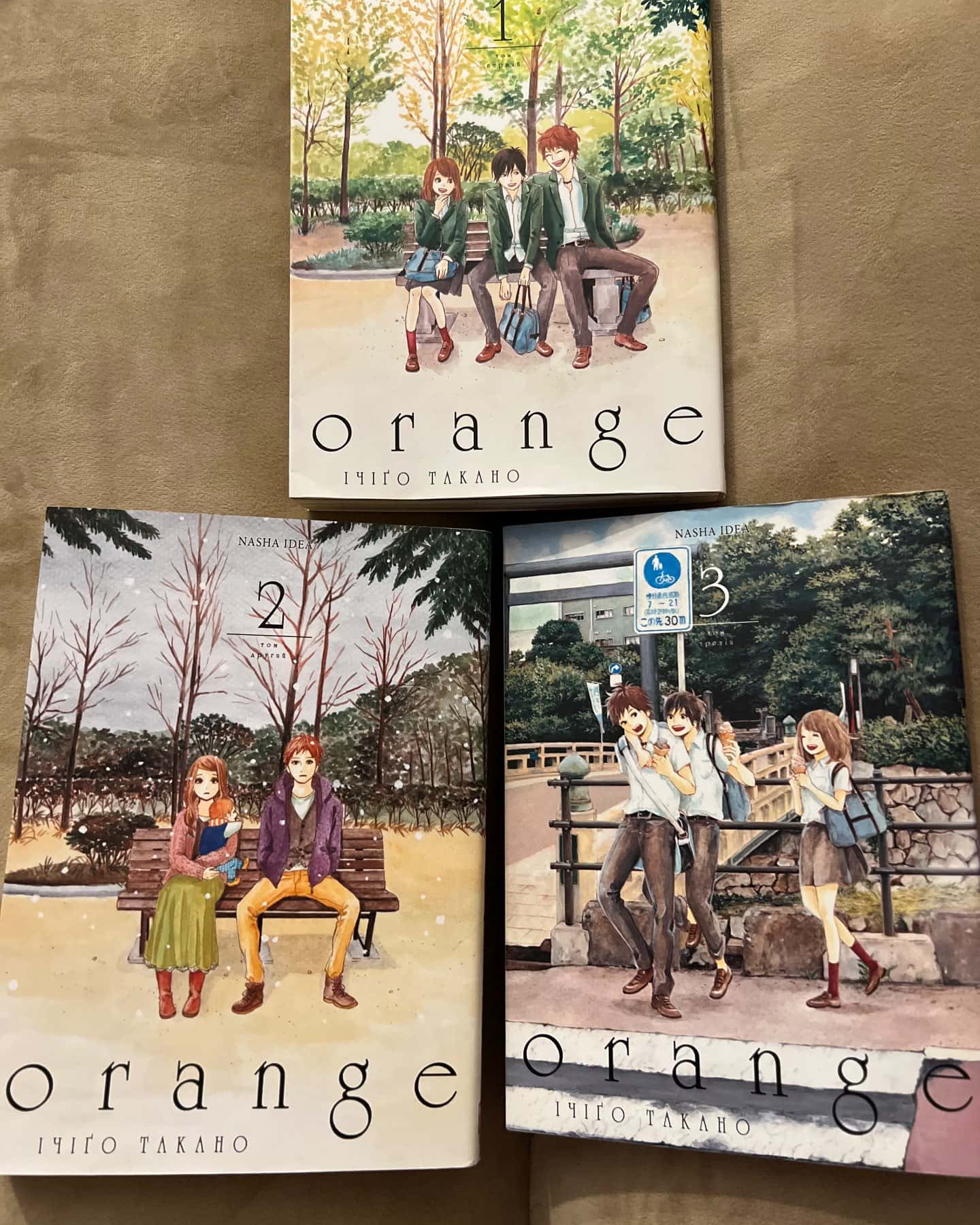 Orange. Том 1, Orange. Том 2, Orange. Том 3 — Ічіґо Такано