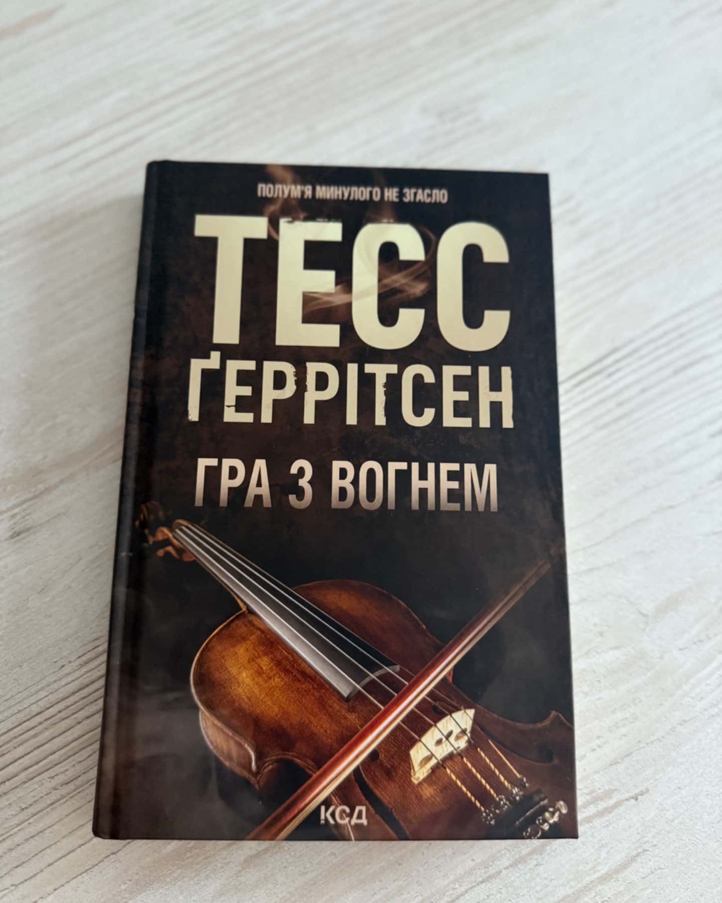 Гра з вогнем-Тесс Ґеррітсен