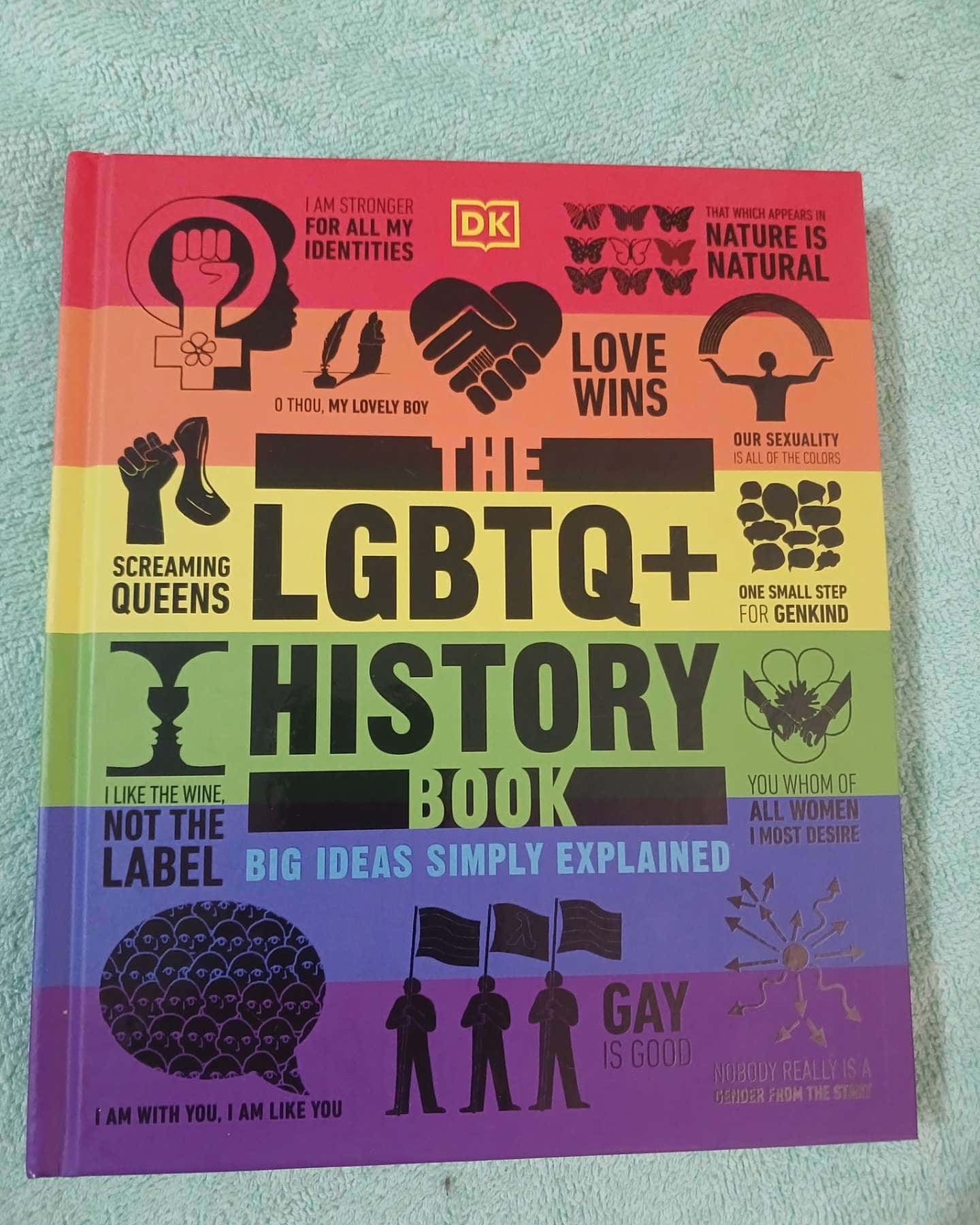 LGBTQ+history book — Dorling Kindersley