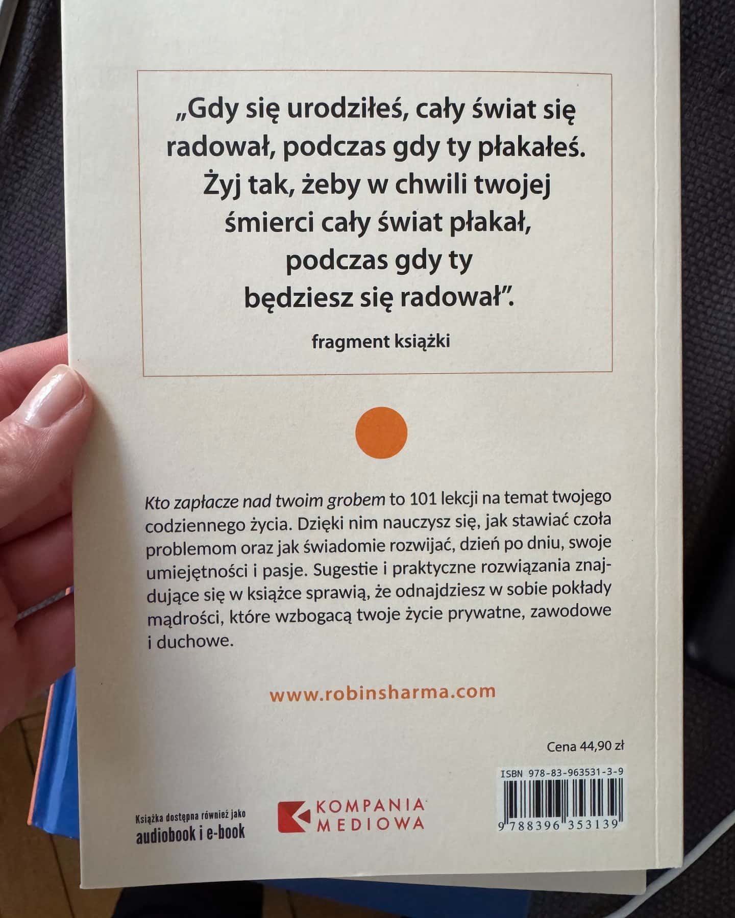 Kto zapłacze nad twoim grobem-Robin Sharma
