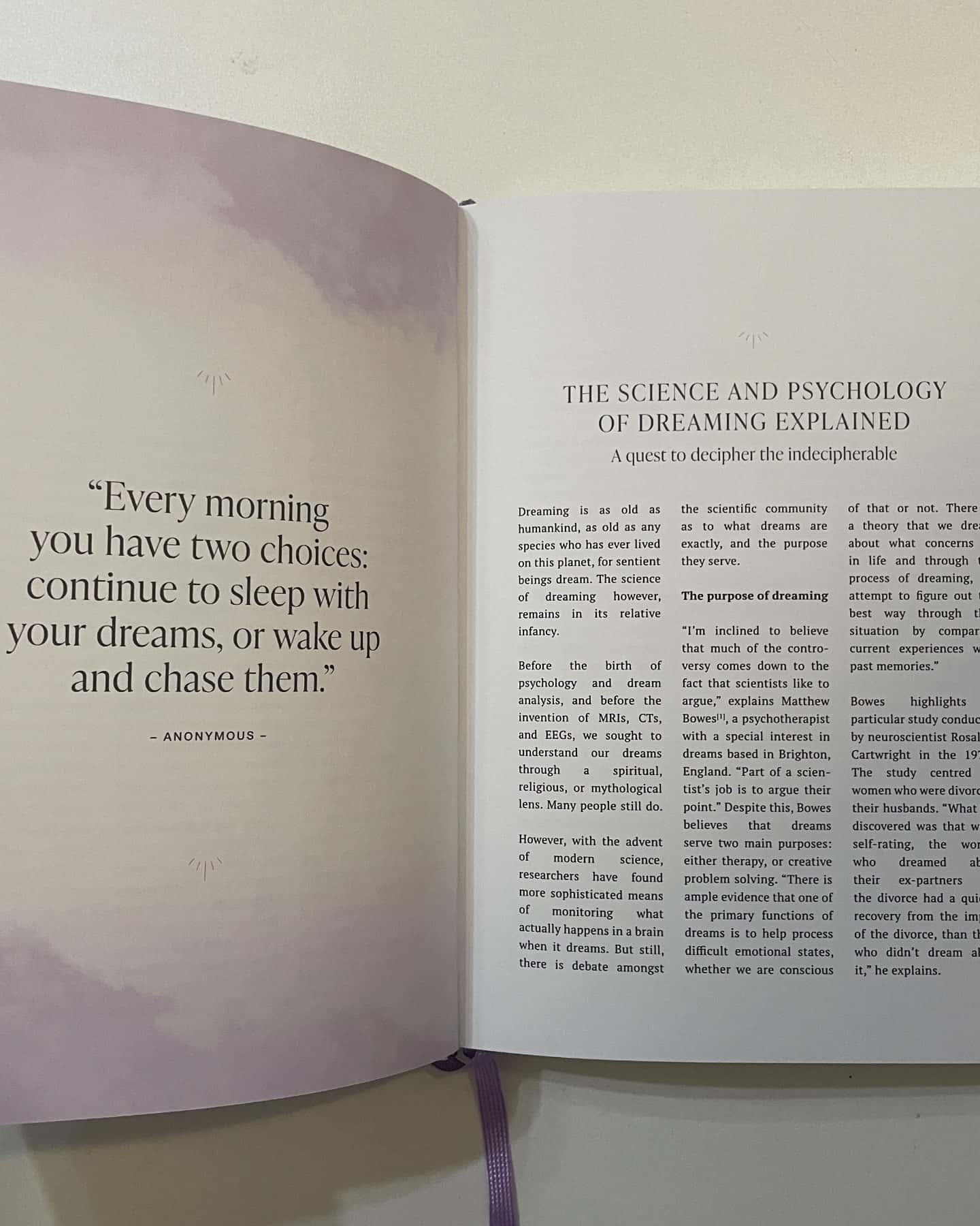 The art of dreaming journal (Щоденник сну)-Rituals