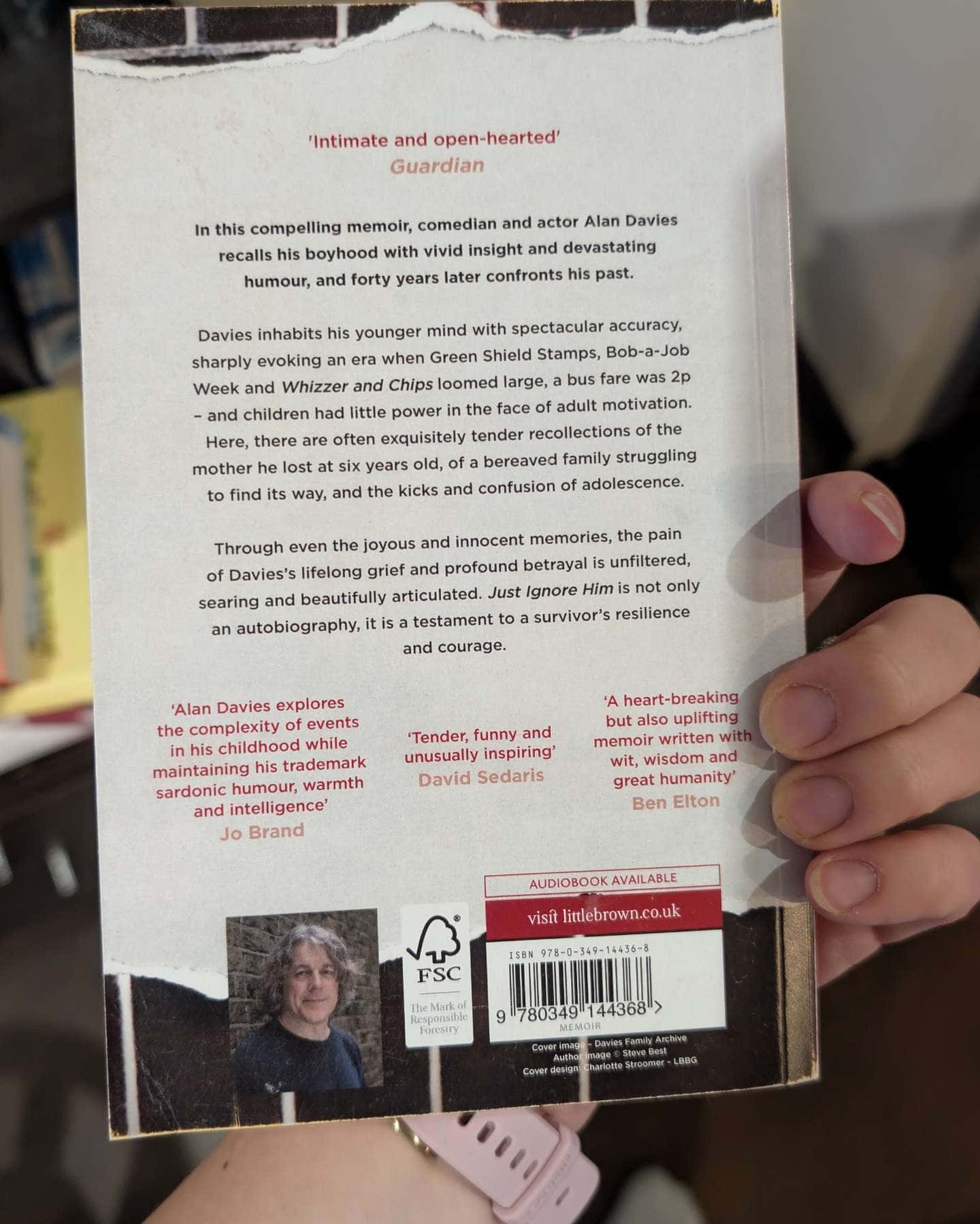 Just ignore him-Alan Davies