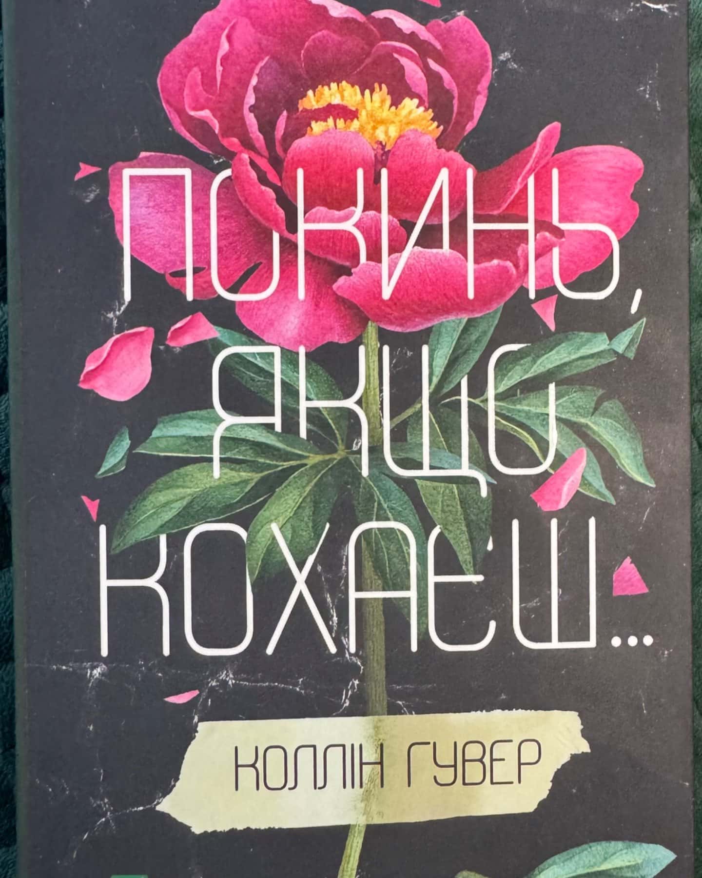 Покинь, якщо кохаєш-Коллін Гувер