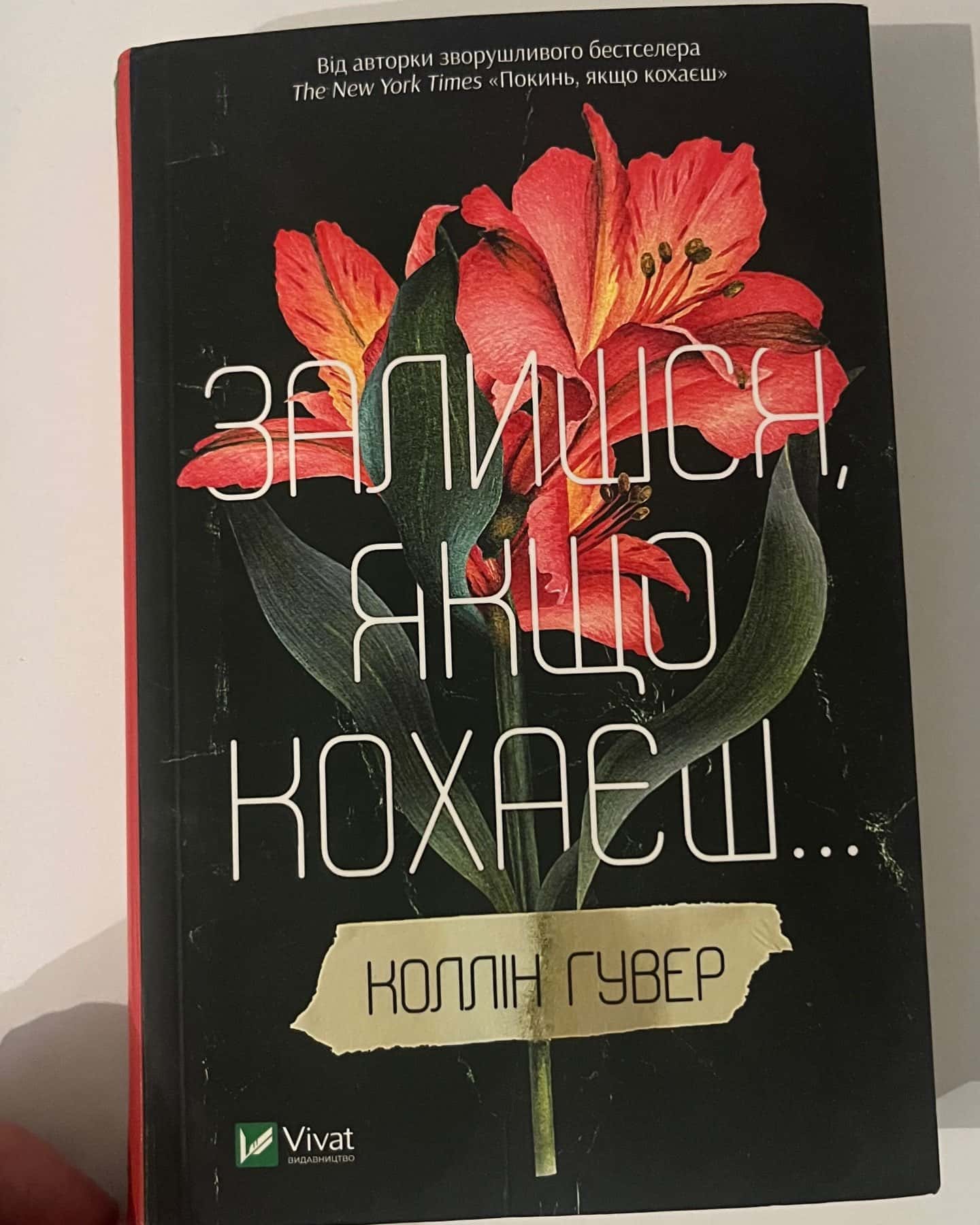 Залишся, якщо кохаєш… — Коллін Гувер