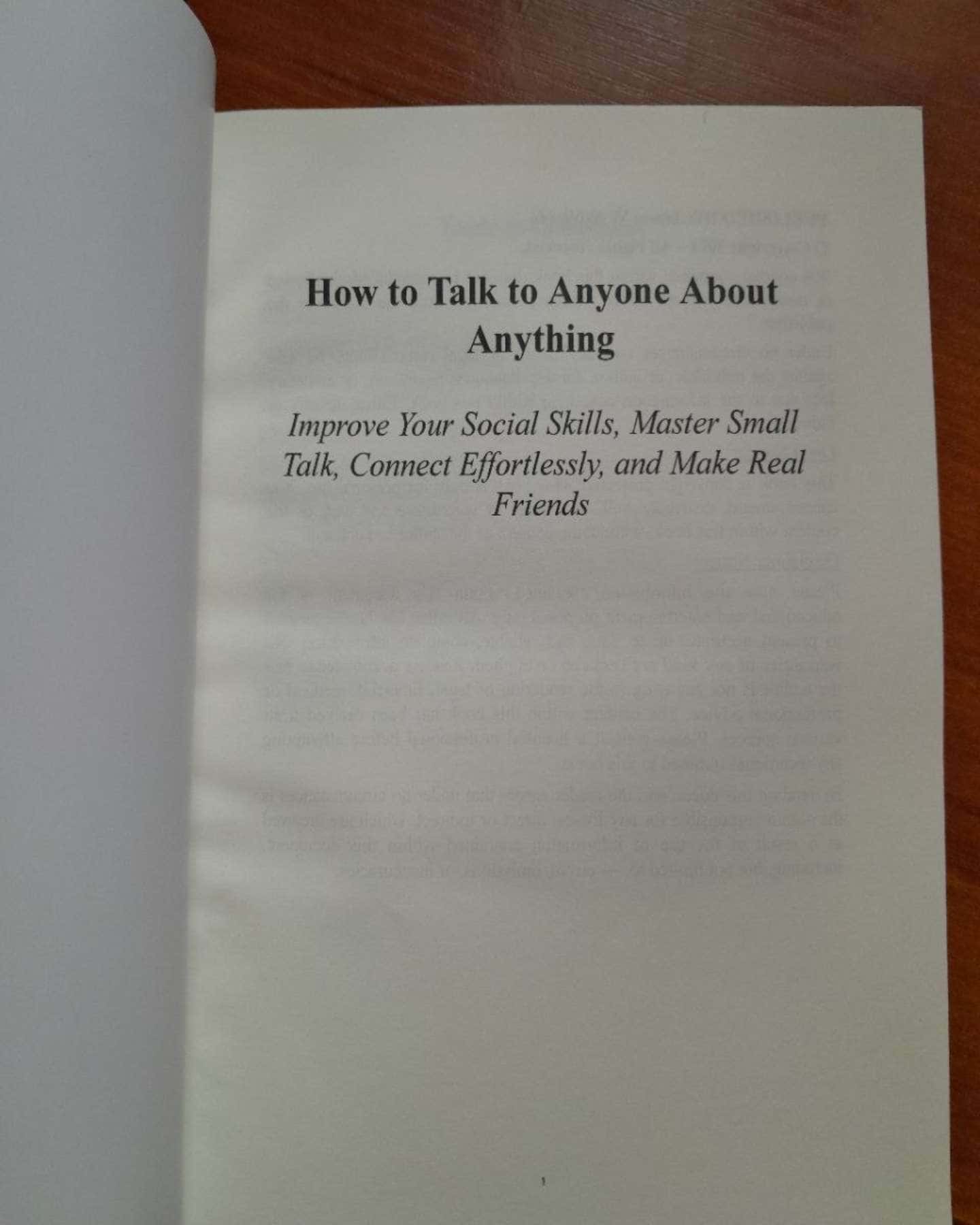 How to talk to anyone about anything — James W. Williams