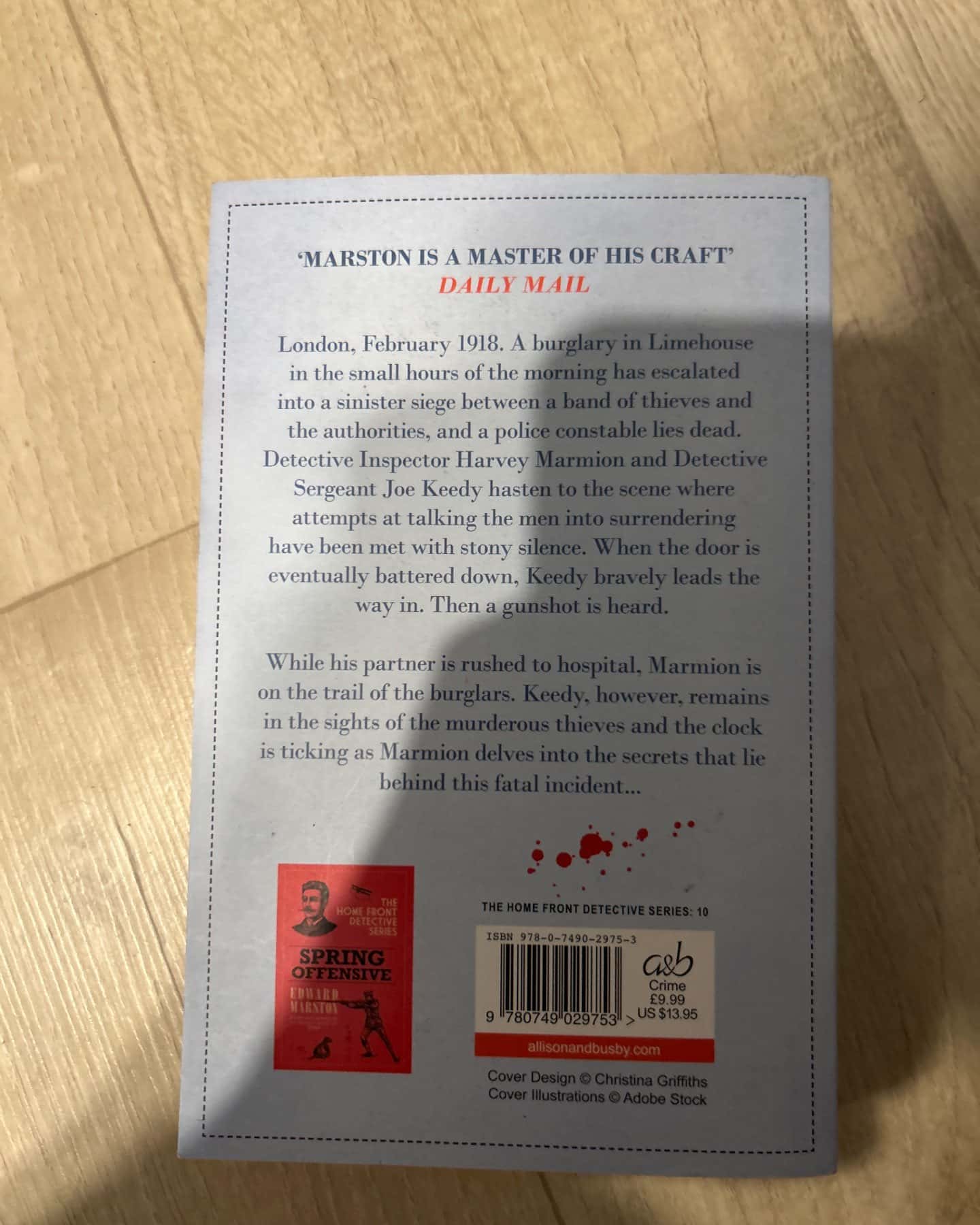 Danger of defeat — Edward Marston