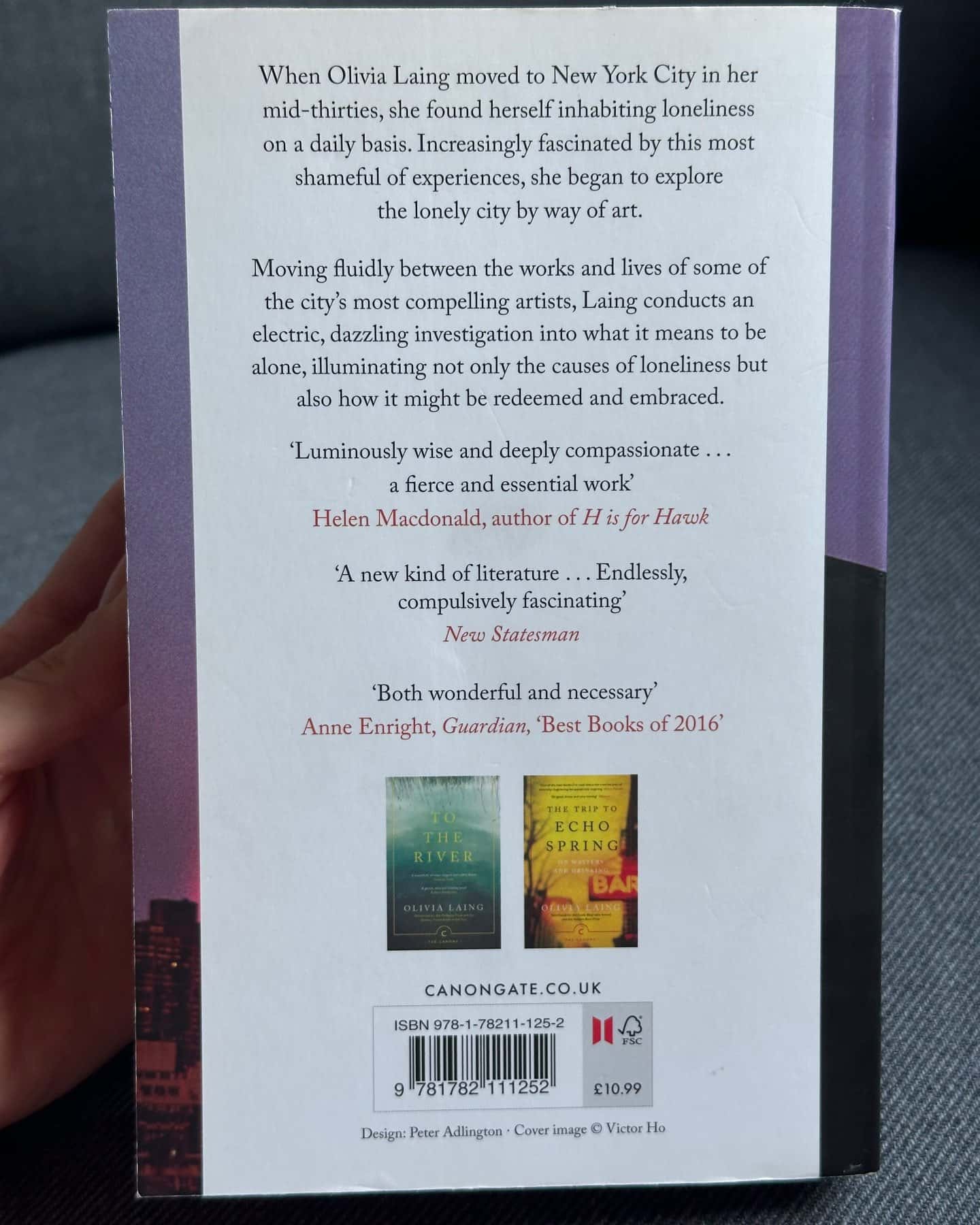 The lonely city-Olivia Laing