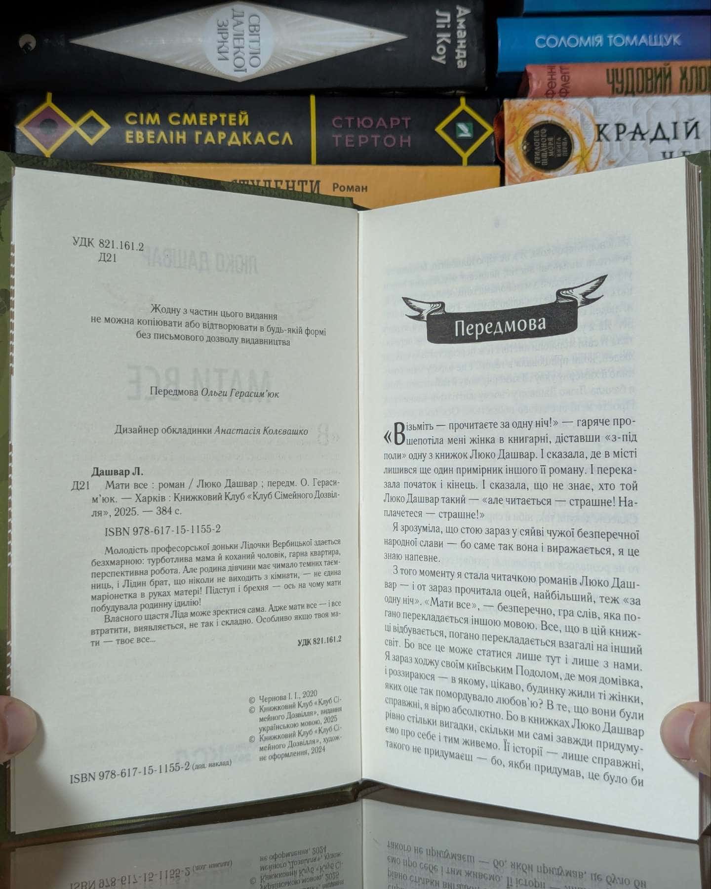 Мати все — Люко Дашвар