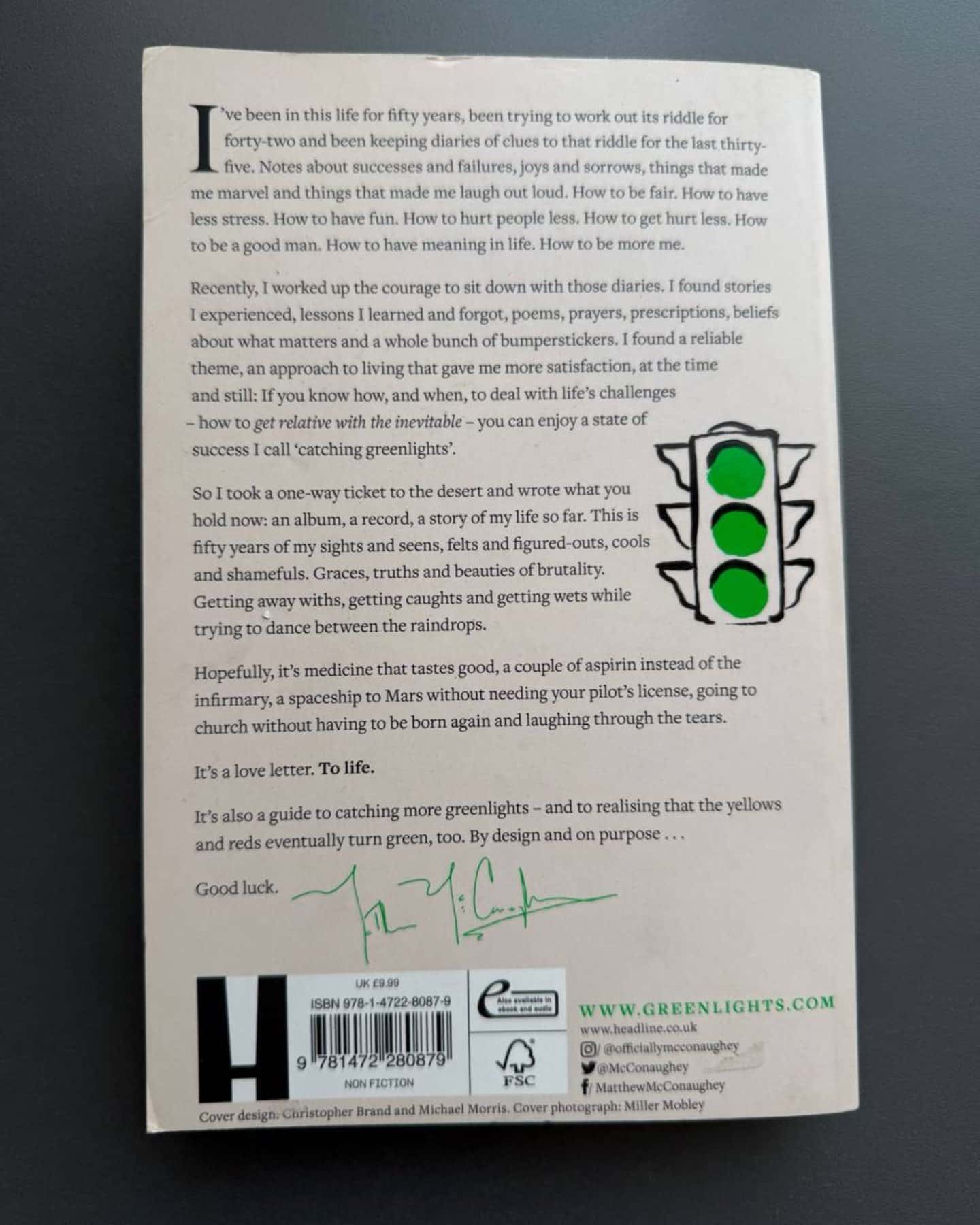 Greenlights — Matthew McConaughey