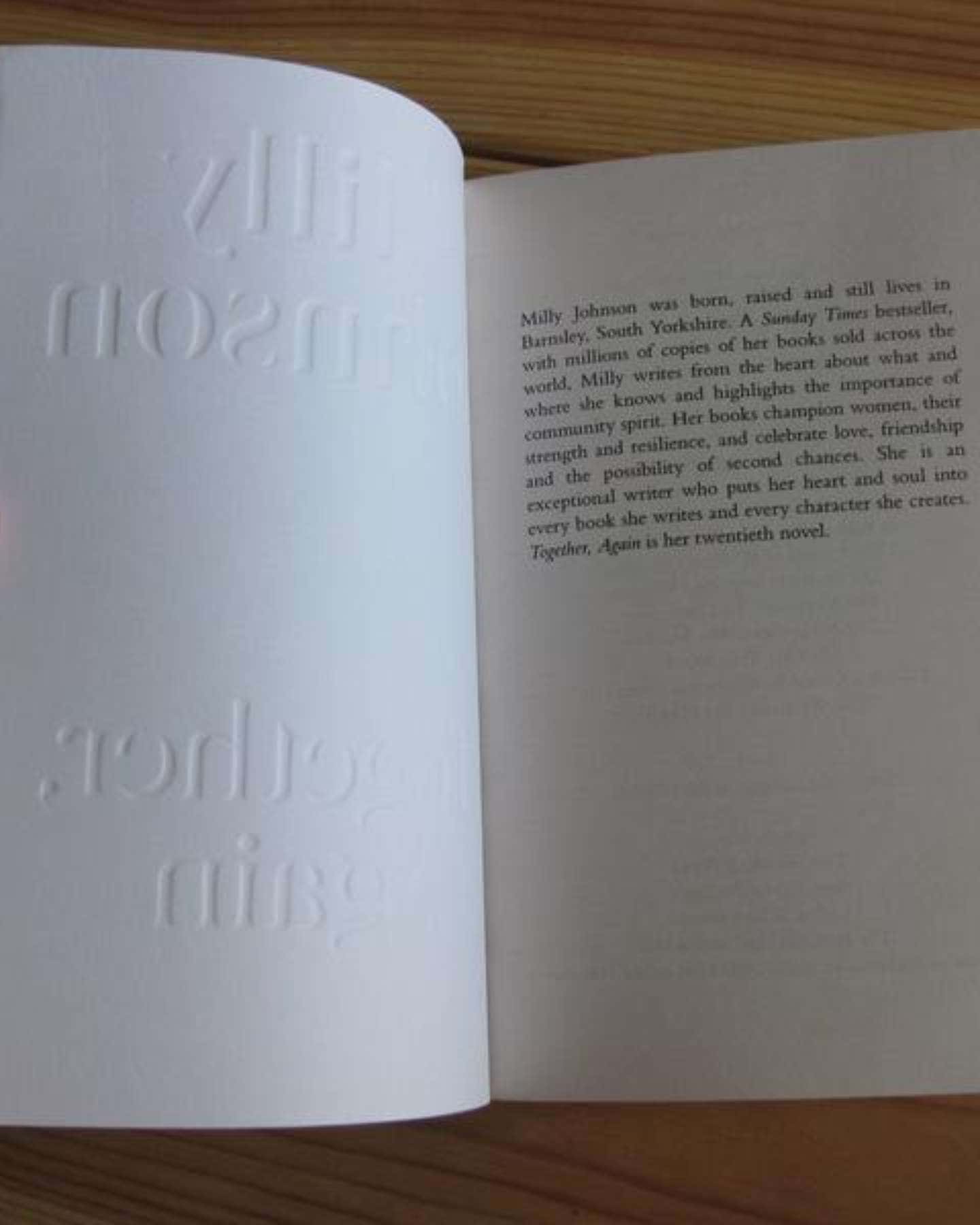 Together, again — Milly johnson