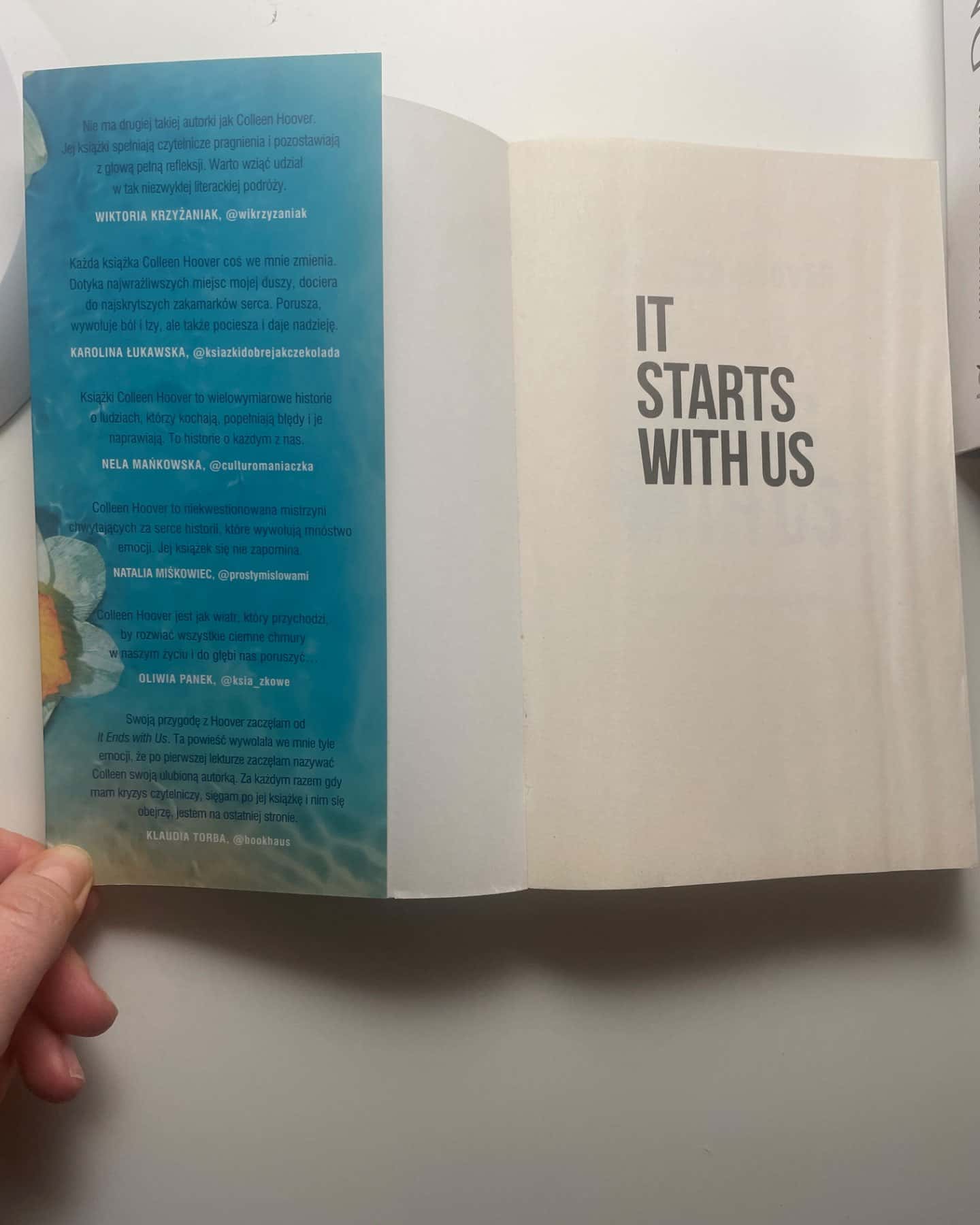 It starts with us-Colleen Hoover