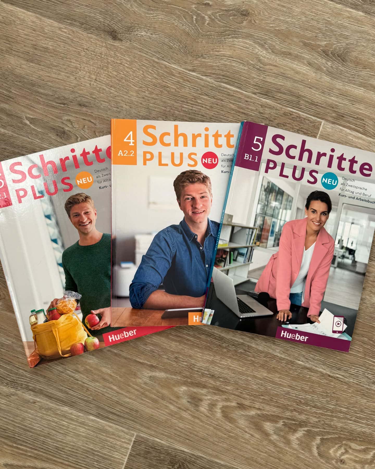 Schritte Plus A2.1, A2.2, B1.1-Hueber