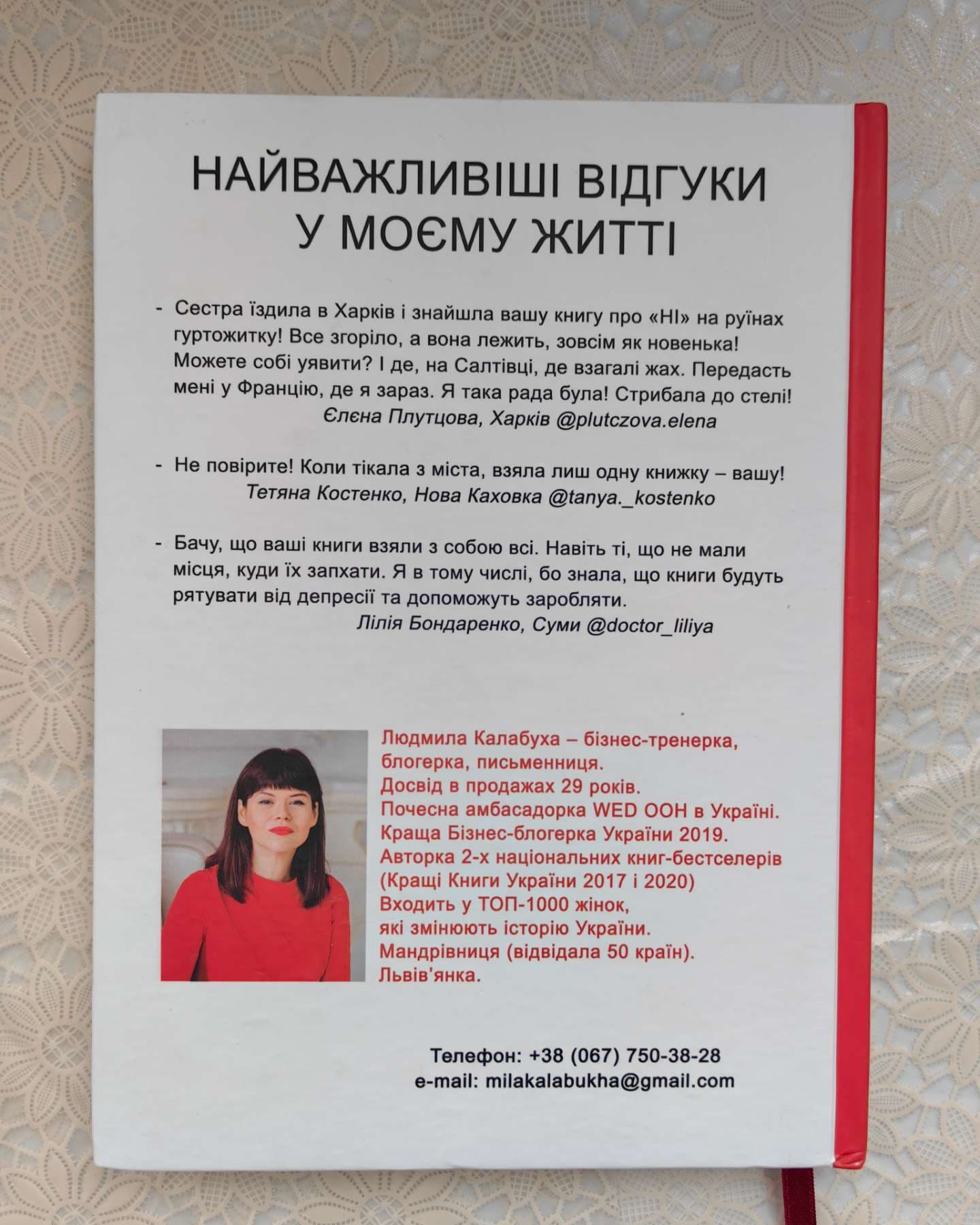 Комплект книг по бізнесу і особистісному розвитку-Людмила Калабуха