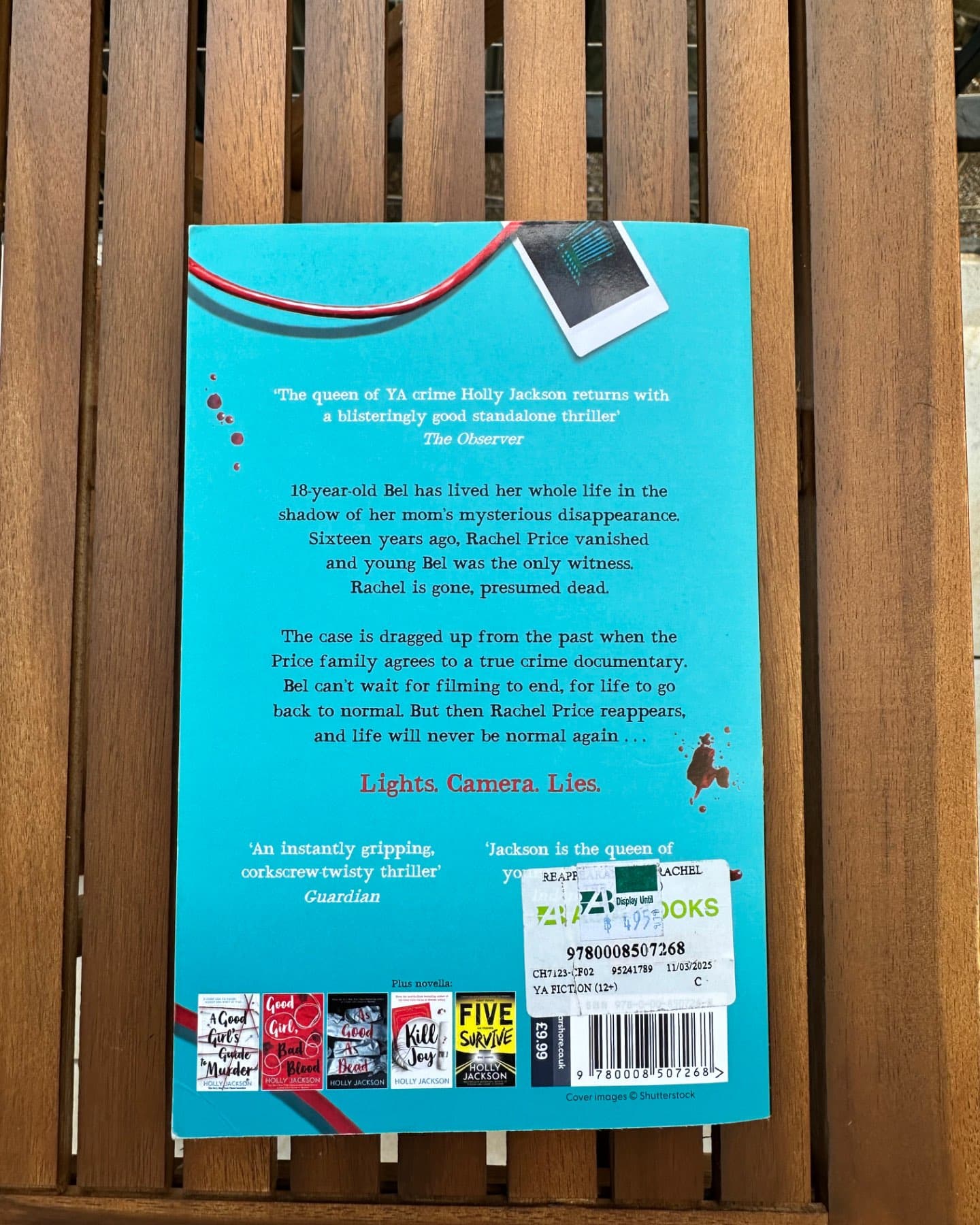 The reappearance of Rachel Price-Holly Jackson
