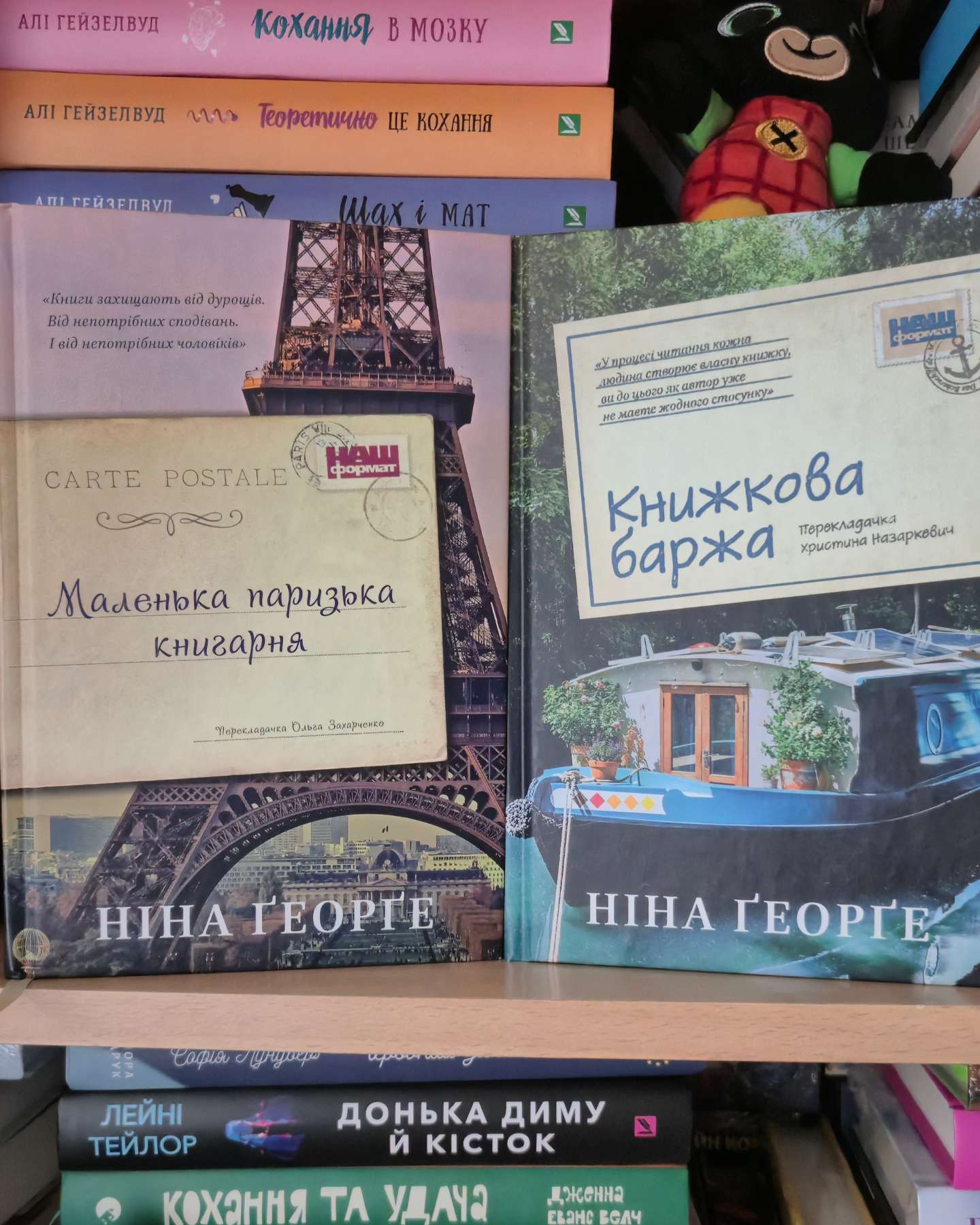Маленька паризька книгарня, Книжкова баржа-Ніна Ґеорґе