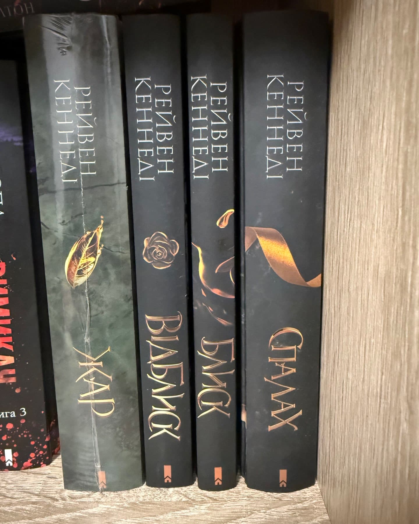 Блиск. Книга 1, Відблиск. Книга 2, Спалах. Книга 3, Жар. Книга 4-Рейвен Кеннеді