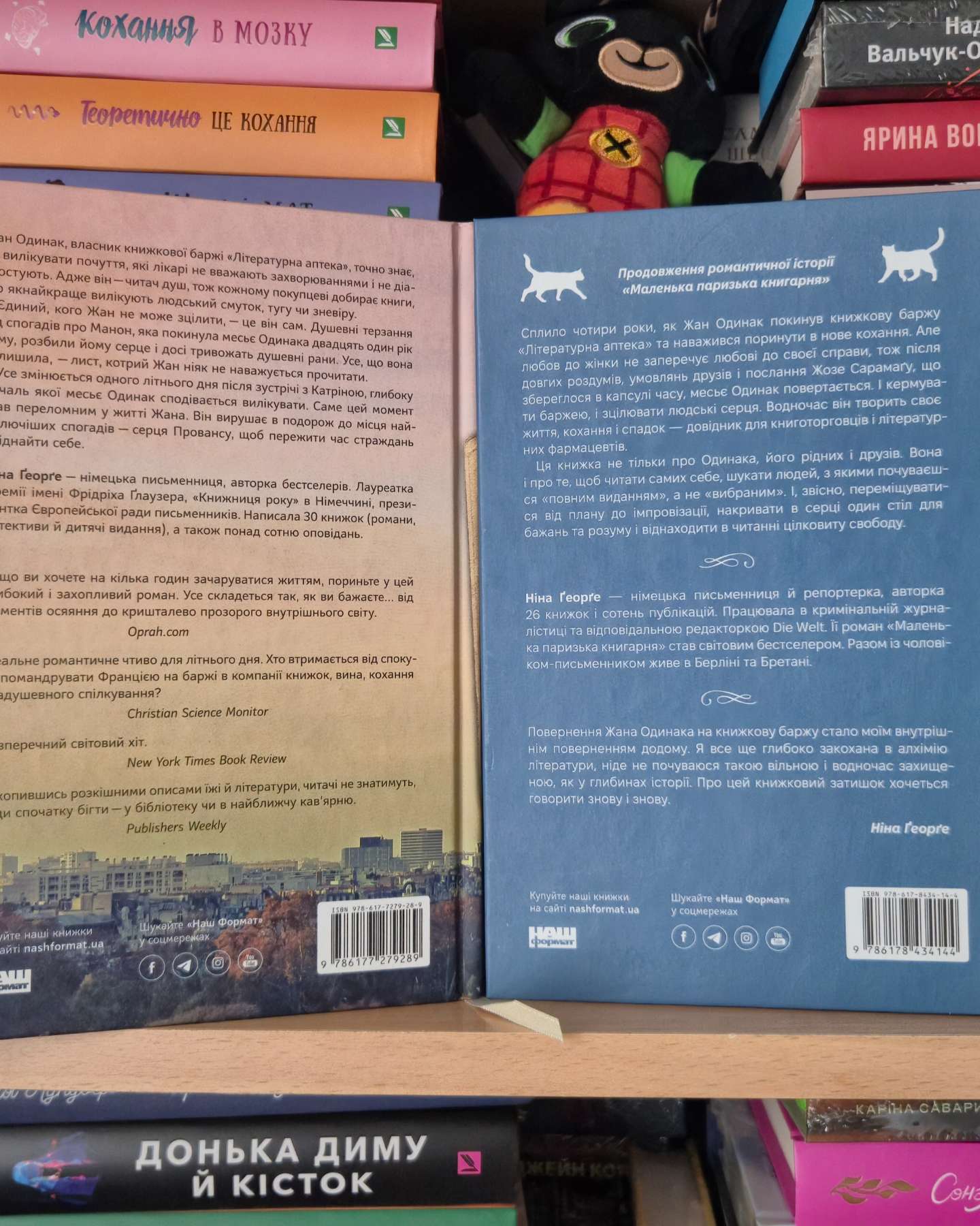 Маленька  паризька книгарня, Книжкова баржа-Ніна Ґеорґе