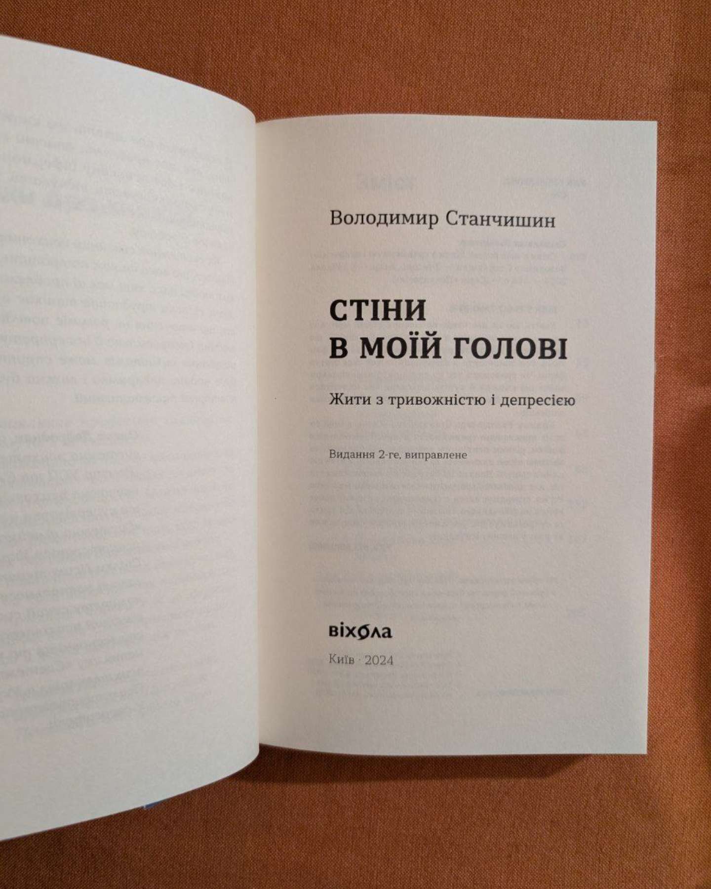 Стіни в моїй голові. Жити з тривожністю і депресією-Володимир Станчишин