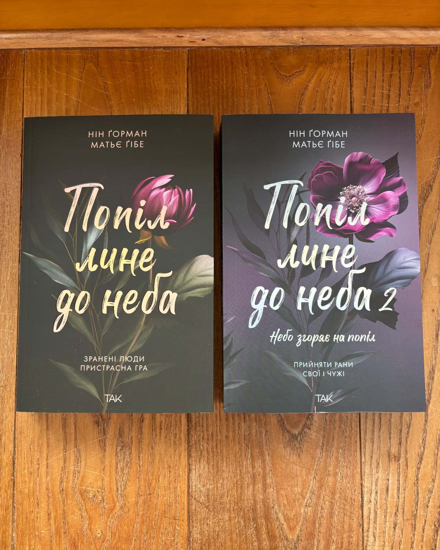 Попіл лине до неба. Том 1, Попіл лине до неба. Том 2 — Матьє Ґібе, Нін Ґорман