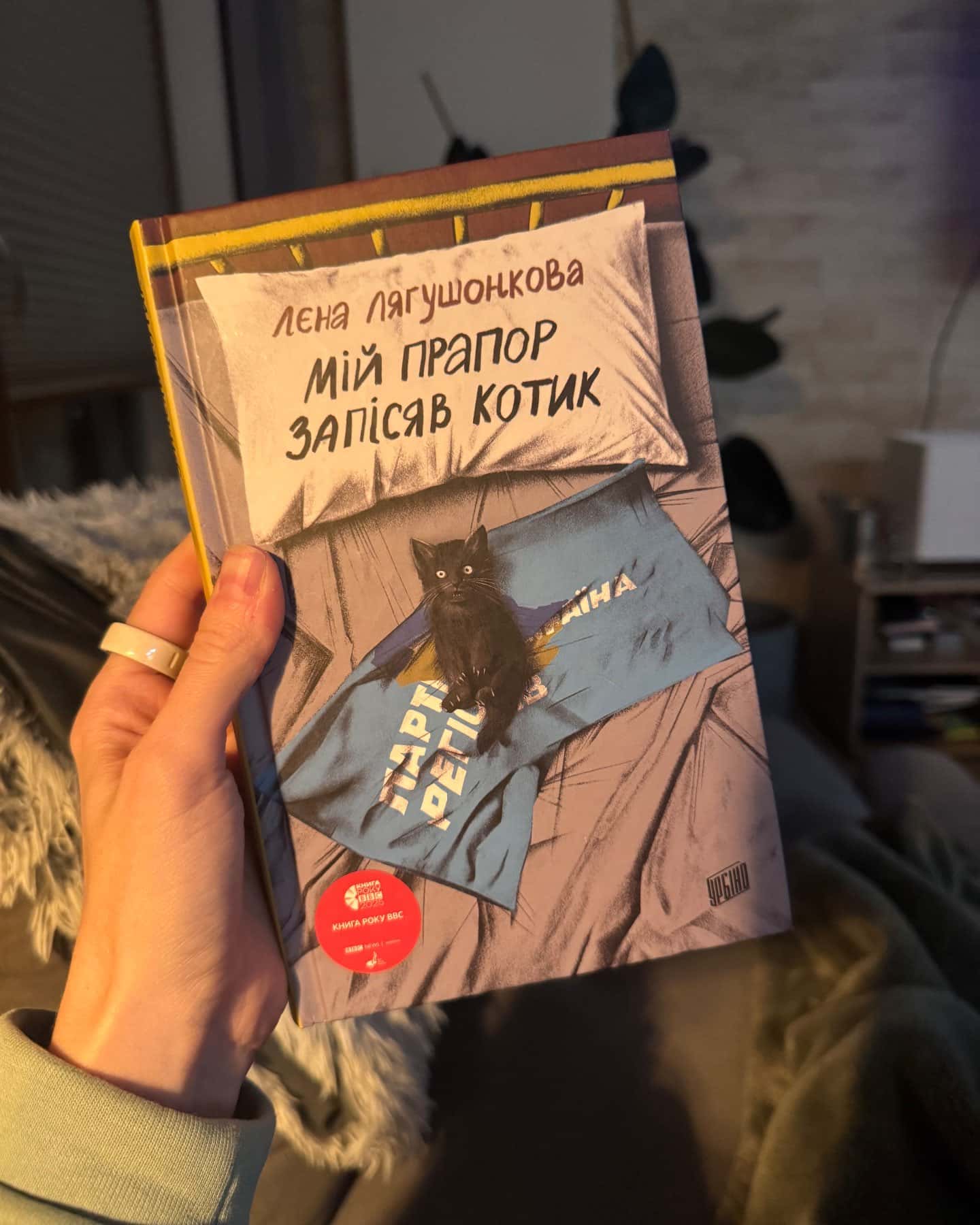 Мій прапор запісяв котик — Лєна Лягушонкова