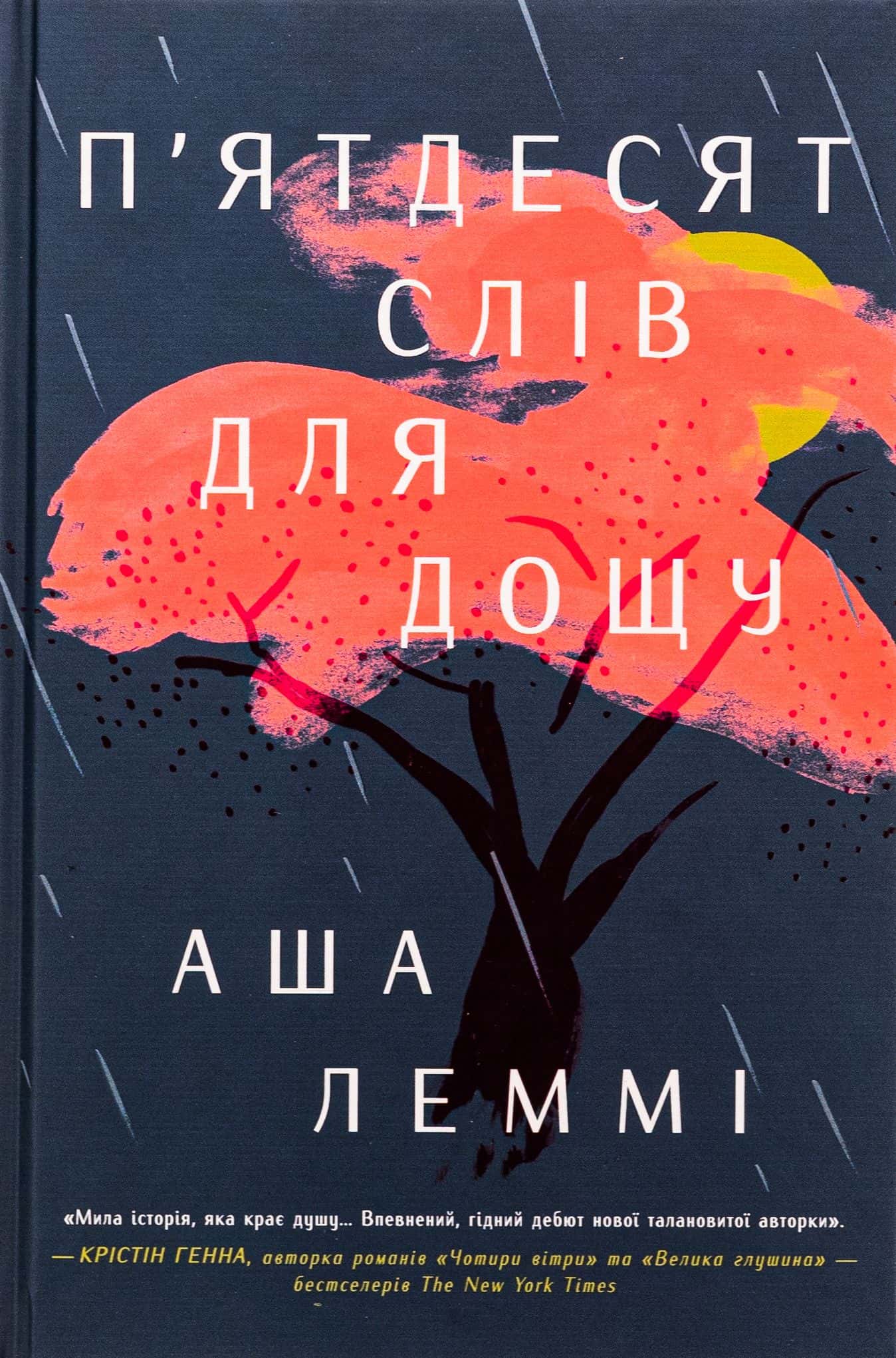 Обкладинка книги «П’ятдесят слів для дощу» — Аша Леммі