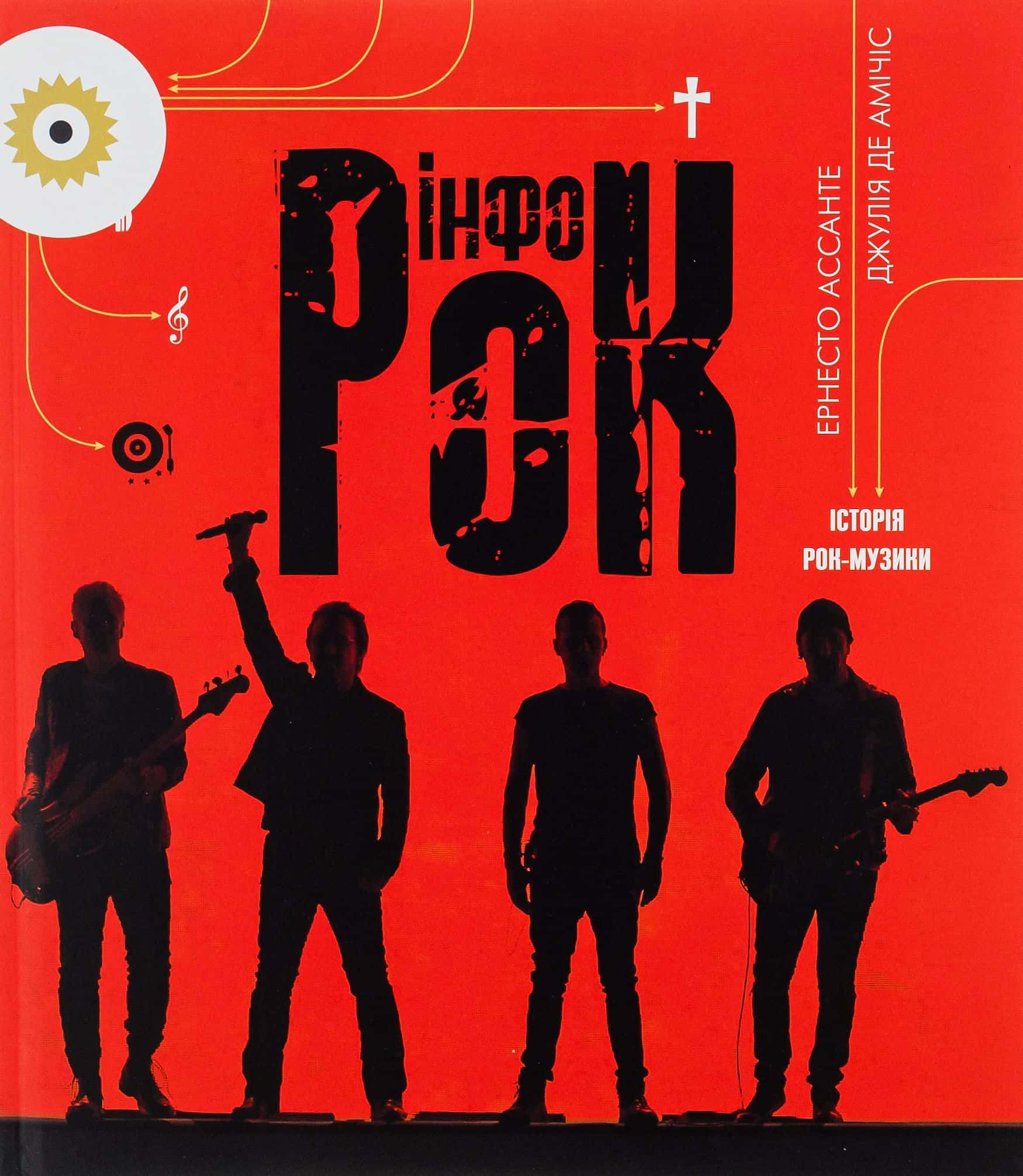 Обкладинка книги «Інфорок. Історія рок-музики» — Ернесто Ассанте, Джулія де Амічіс